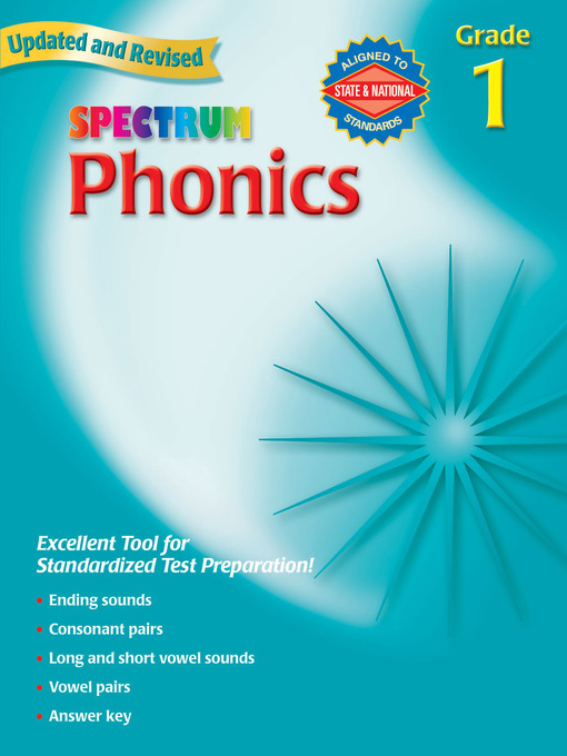 Title details for Phonics, Grade 1 by Spectrum - Available